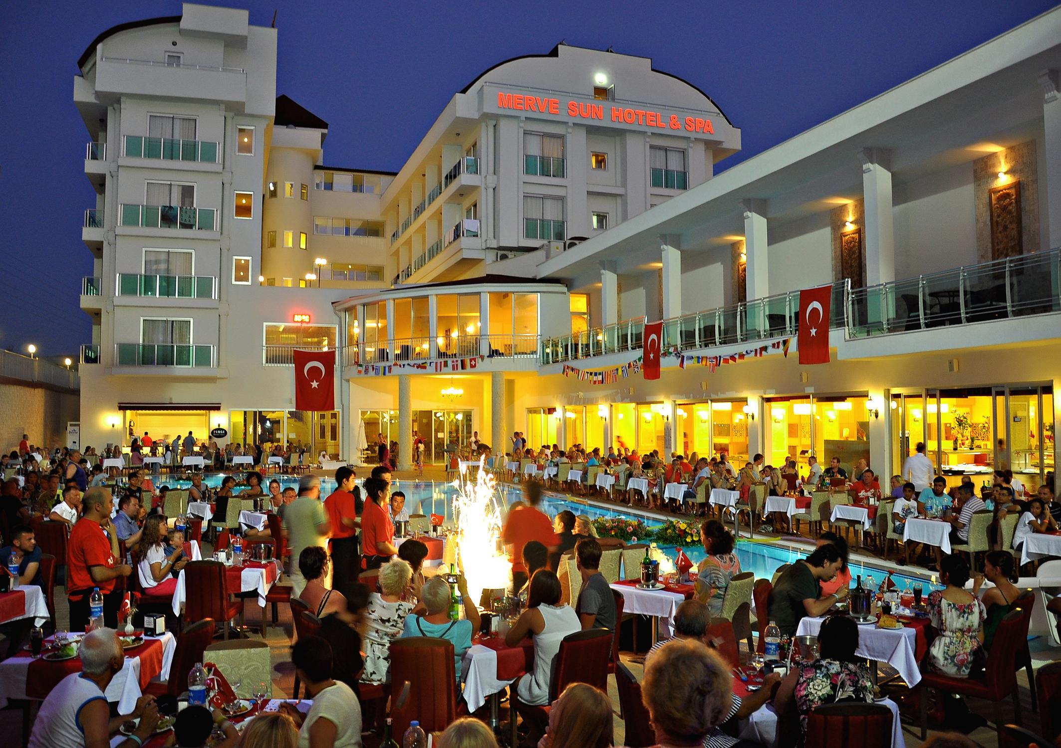 Merve Sun Hotel & Spa Side Exterior photo